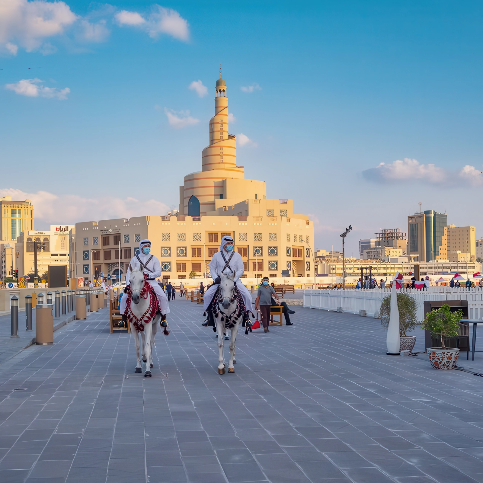 Police on Horseback - Souq Waqif