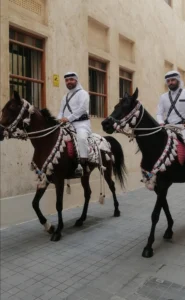 Police on Horseback at Souq Waqif