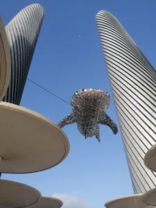 Fish in the Pool Sky Lusail Tower